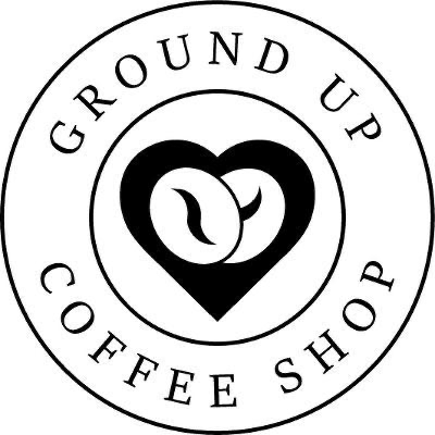 Ground Up Coffee Shop Logo